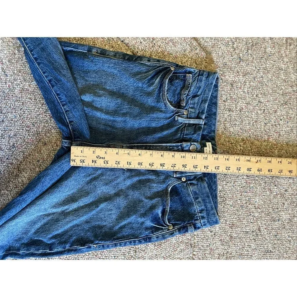 Good American Good Classic Raw Hem High Waist Slim Jeans - Picture 5 of 7